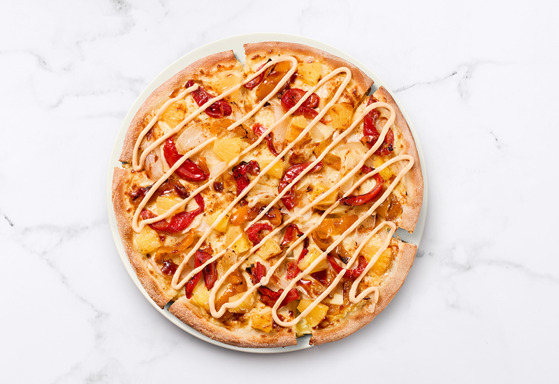 Pizza BBQ Grilled Veggi